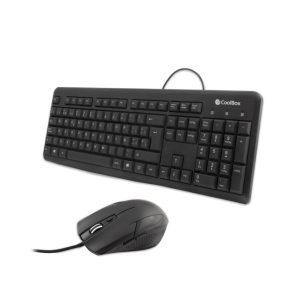 CoolBox Kit de Teclado y Ratón USB con conexión rápida. SKU COO-KTR-01U