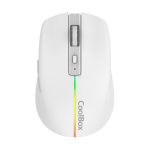 CoolBox GAMING RATON W01 BLANCO INALAMBRICO RECARGABLE 1600DPI SILENTCLICK, SKU COO-MOU-W01-W
