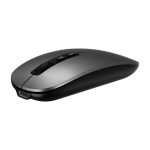 Imagen del ratón inalámbrico CoolBox RATON W02 IA Gris con características principales: recargable, 500mAh, RF+BT, 1600DPI, SilentClick, SKU COO-MOU-W02-G.