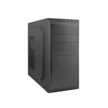 CoolBox CAJA ATX F750 con dos puertos USB 3.2 Gen1, peso de 500 gramos y fuente de poder de 500W. SKU COO-PCF750-1.