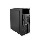 CoolBox CAJA ATX F750 con dos puertos USB 3.2 Gen1, peso de 500 gramos y fuente de poder de 500W. SKU COO-PCF750-1.