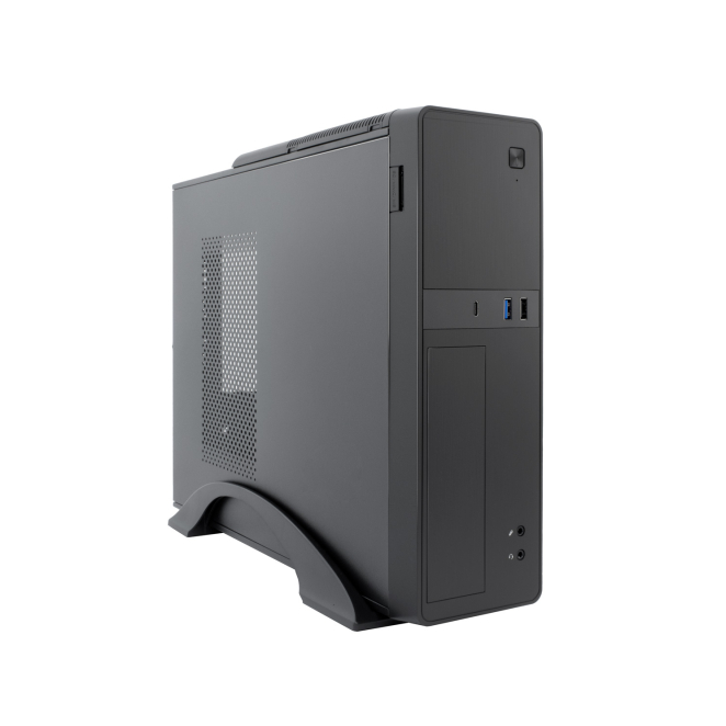 CoolBox mini PC caja MATX Slim T310 con USB-C 3.2 y multilector SD Mini PC CoolBox modelo T310, caja MATX Slim, con puerto USB-C 3.2 Gen1, multilector SD y fuente de alimentación de 500W. SKU: COO-PCT310-1