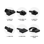 Imagen de la Fuente de Alimentación ATX CoolBox FORCE-BR 500W 80+ Bronze con SKU COO-PWEP500-85S. Ideal para PCs de alto rendimiento.