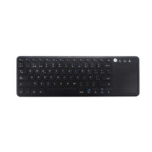 CoolBox teclado inalámbrico CoolTouch con touchpad incorporado, SKU COO-TEW01-BK