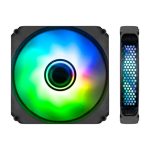 CoolBox GAMING VENTILADOR INFINITY ARGB 120MM NEGRO con iluminación ARGB y diseño compacto, SKU COO-VA-12AR02