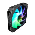 CoolBox GAMING VENTILADOR INFINITY ARGB 120MM NEGRO con iluminación ARGB y diseño compacto, SKU COO-VA-12AR02