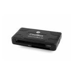 CoolBox lector de tarjetas externo modelo CRE-050 con soporte para múltiples formatos de tarjeta de memoria, SKU CRCOOCRE050