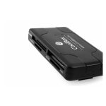 CoolBox lector de tarjetas externo modelo CRE-050 con soporte para múltiples formatos de tarjeta de memoria, SKU CRCOOCRE050
