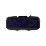 Deep Gaming DG-KTRAA-10, teclado QWERTY español con ratón USB para juego, color negro, SKU DG-KTRAA-10