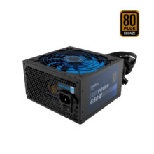 CoolBox GAMING FUENTE DE ALIMENTACION ATX DEEPPOWER-650 80+BRONZE, potencia 650W, compatibilidad 100V-240V, SKU DG-PWS650-85B