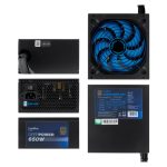 CoolBox GAMING FUENTE DE ALIMENTACION ATX DEEPPOWER-650 80+BRONZE, potencia 650W, compatibilidad 100V-240V, SKU DG-PWS650-85B