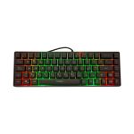 CoolBox GAMING TECLADO COMPACTO 65% TM065 RGB con iluminación multicolor y diseño compacto SKU DG-TEC65-RGB
