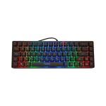 CoolBox GAMING TECLADO COMPACTO 65% TM065 RGB con iluminación multicolor y diseño compacto SKU DG-TEC65-RGB