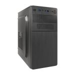 PC Case MPC-28 Micro Torre Negro, Fuente de Poder 500W, SKU: PCA-MPC28-1