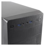 PC Case MPC-28 Micro Torre Negro, Fuente de Poder 500W, SKU: PCA-MPC28-1