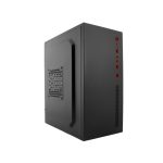 Carcasa de ordenador CoolBox PCC-MPC45-1 en color negro, diseñada para Escritorio, incluye fuente de poder de 500W