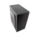 Carcasa de ordenador CoolBox PCC-MPC45-1 en color negro, diseñada para Escritorio, incluye fuente de poder de 500W
