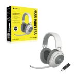 Corsair HS55 auriculares inalámbricos tipo diadema para juegos con conexión Bluetooth, en color blanco, SKU CA-9011281-EU