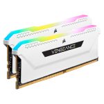 Módulo de memoria Corsair Vengeance RGB Pro de 32 GB en configuración 2 x 16 GB DDR4, SKU CMH32GX4M2E3200C16W, con iluminación RGB