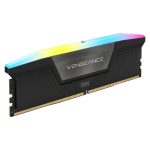 Corsair Vengeance RGB módulo de memoria RAM de 32 GB (2 x 16 GB) DDR5, modelo CMH32GX5M2E6000C36, en vista superior con iluminación RGB