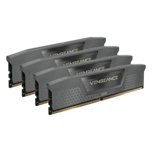Vista del módulo de memoria Corsair Vengeance CMK64GX5M4B6000Z36 con 64 GB, compuesto por 4 x 16 GB DDR5