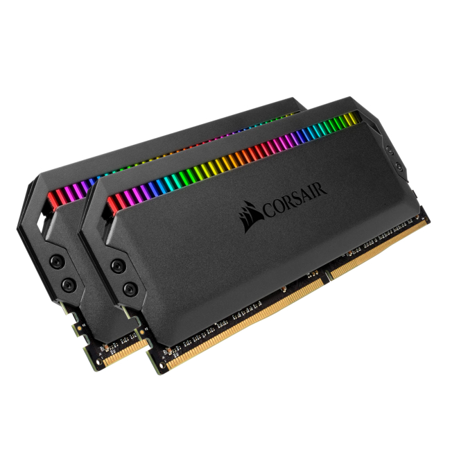 Corsair Dominator módulo de memoria DDR4 16 GB 3200 MHz Corsair Dominator CMT16GX4M2E3200C16 módulo de memoria RAM DDR4 con 16 GB en 2 x 8 GB, velocidad de 3200 MHz.
