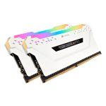 Corsair Vengeance RGB módulo de memoria de 16GB con dos módulos de 8GB DDR4 a 3600MHz, SKU CMW16GX4M2C3600C18W