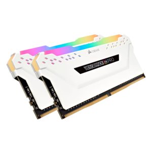Módulo de memoria Corsair Vengeance RGB Pro de 32 GB (2 x 16 GB) DDR4, SKU CMW32GX4M2E3200C16W, con iluminación RGB