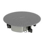 Altavoz Crestron de 2 vías en color gris, alámbrico, con una potencia de 35 W, SKU SAROS IC6ULPT-W-T-EACH+