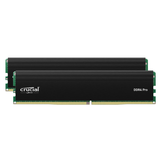 Crucial Pro CP2K32G4DFRA32A Módulo de Memoria DDR4 64 GB Crucial Pro CP2K32G4DFRA32A módulo de memoria 64 GB DDR4 con dos módulos de 32 GB - SKU CP2K32G4DFRA32A