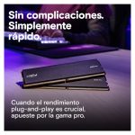 Crucial Pro CP2K64G56C46U5, módulo de memoria 128 GB en dos módulos de 64 GB cada uno, tipo DDR5 con velocidad de 5600 MHz