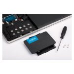 Crucial BX500 SSD con 120 GB de capacidad, conexiones Serial ATA III, tamaño 2.5”, SKU CT120BX500SSD1