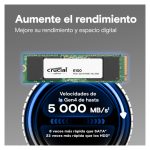 Disco duro Crucial E100 de 2 TB M.2 con interfaz PCIe 4.0 NVMe, SKU CT2000E100SSD8
