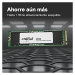 Disco duro Crucial E100 de 2 TB M.2 con interfaz PCIe 4.0 NVMe, SKU CT2000E100SSD8