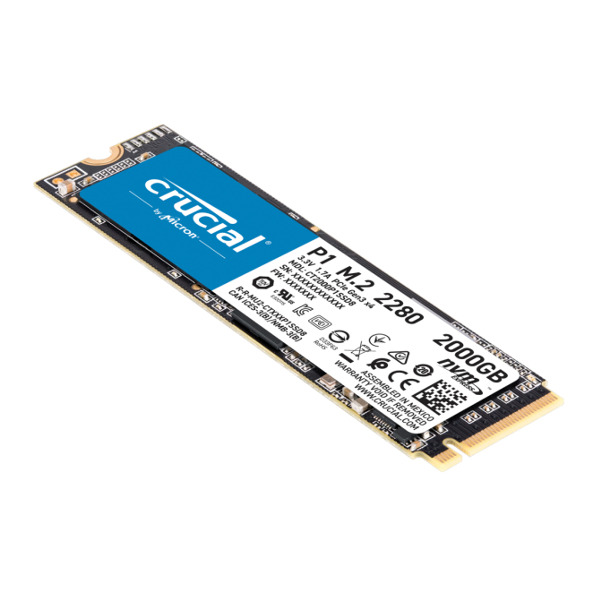 Crucial P1 2 TB M.2 PCI Express 3.0 NVMe 3D NAND 1 Crucial P1 2 TB M.2 PCI Express 3.0 NVMe 3D NAND