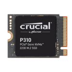 Crucial P310 2TB PCIe Gen4 NVMe 2230 M.2 SSD con alta velocidad de transferencia de datos, SKU CT2000P310SSD2