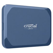 Disco duro SSD Crucial X10 de 2TB con USB Tipo C y USB 3.2 Gen 2x2 en color azul, SKU CT2000X10SSD9