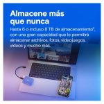 Disco duro SSD Crucial X10 de 2TB con USB Tipo C y USB 3.2 Gen 2x2 en color azul, SKU CT2000X10SSD9