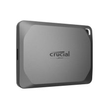 Disco duro externo Crucial X9 Pro de 2 TB con puerto USB Tipo C y tecnología USB 3.2 Gen 2x2 en color gris, SKU CT2000X9PROSSD9