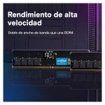 Crucial CT2K64G56C46U5 módulo de memoria RAM de 128 GB en configuración de 2 x 64 GB DDR5
