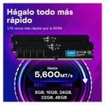 Crucial CT2K64G56C46U5 módulo de memoria RAM de 128 GB en configuración de 2 x 64 GB DDR5