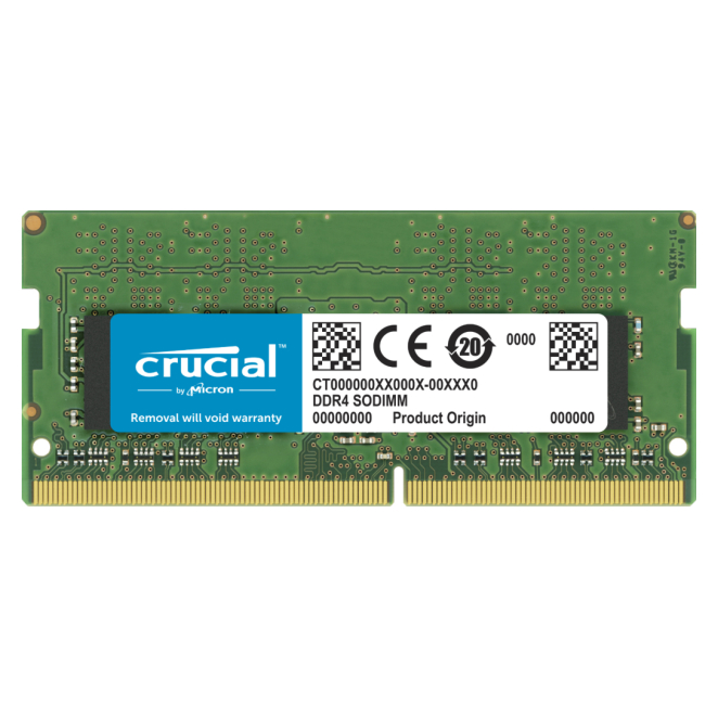 Crucial módulo de memoria 32 GB DDR4 con alta capacidad Crucial CT32G4SFD832A módulo de memoria de 32 GB DDR4, ideal para mejorar el rendimiento del sistema