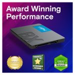 Crucial BX500 de 4 TB, disco duro SSD 2.5 pulgadas, SATA III, 3D NAND, SKU CT4000BX500SSD1