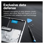 Crucial BX500 de 4 TB, disco duro SSD 2.5 pulgadas, SATA III, 3D NAND, SKU CT4000BX500SSD1