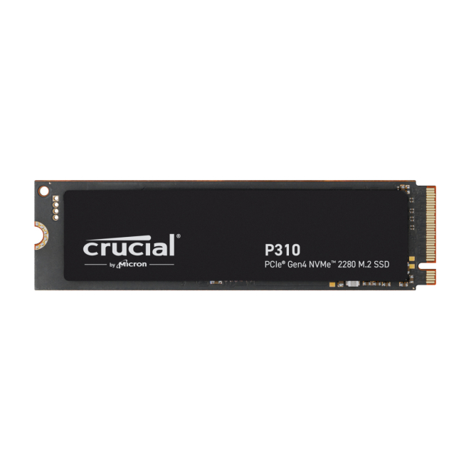 Crucial P310 SSD 4 TB M.2 PCIe 4.0 NVMe - Alta Capacidad Imagen del disco SSD Crucial P310 de 4 TB con interfaz M.2 PCIe 4.0 NVMe, SKU CT4000P310SSD8