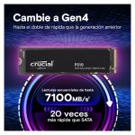 Imagen del disco SSD Crucial P310 de 4 TB con interfaz M.2 PCIe 4.0 NVMe, SKU CT4000P310SSD8