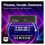 Disco duro Crucial T710 4 TB M.2 PCI Express 5.0 NVMe con alta velocidad de transferencia, SKU CT4000T710SSD8