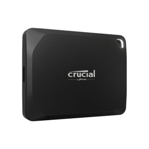 Crucial X10 Pro, disco duro externo con capacidad de 4 TB, conexión USB Tipo C, USB 3.2 Gen 2x2, en color negro, SKU CT4000X10PROSSD9