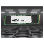 SSD Crucial E100 de 480 GB M.2 PCI Express 4.0 NVMe, SKU CT480E100SSD8, ideal para alto rendimiento y velocidades ultra rápidas