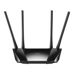 Imagen del router inalámbrico Cudy LT400, banda única de 2,4 GHz, con tecnología 4G color negro. SKU LT400